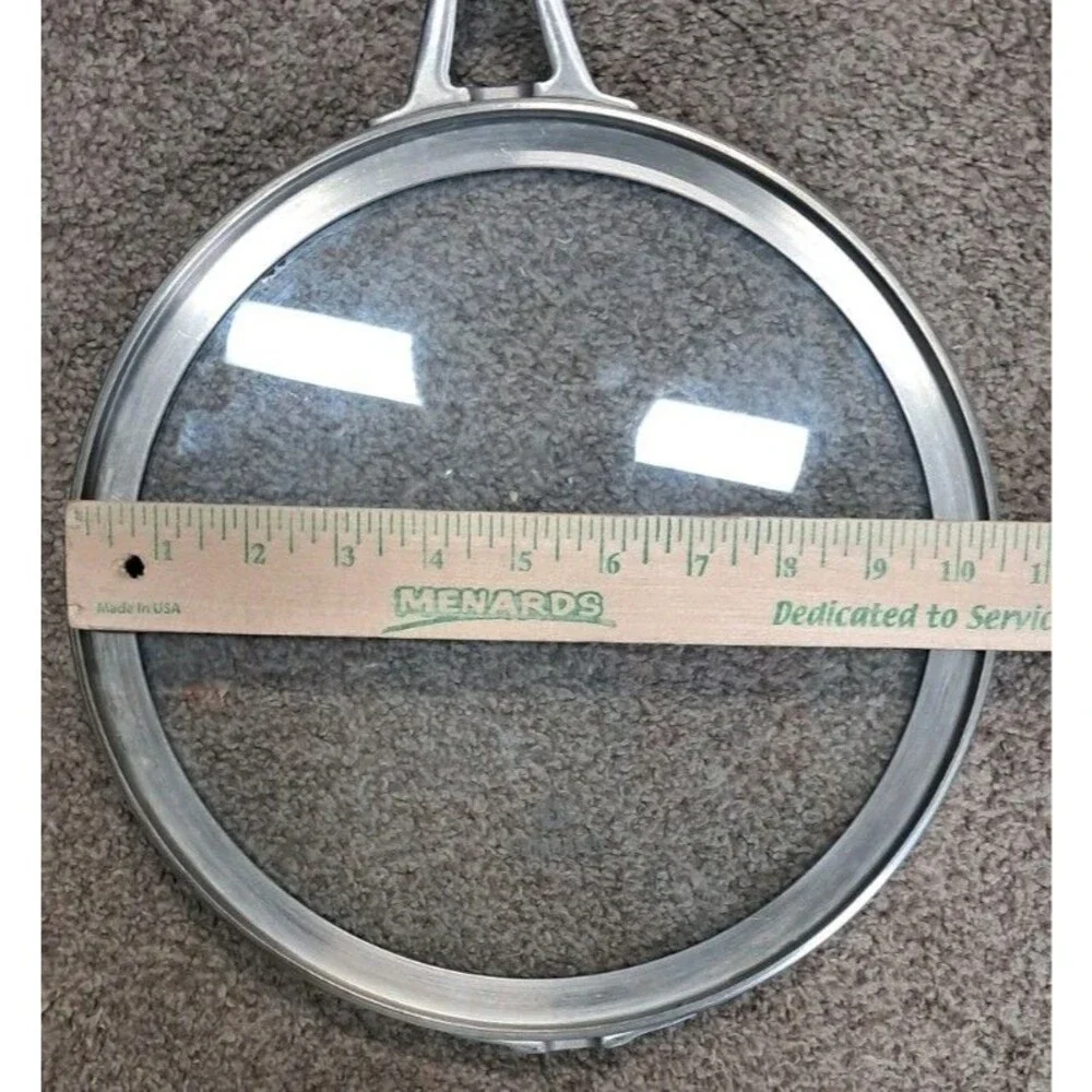 Calphalon Premier Space Saving Flat Glass Replacement Lid For 10